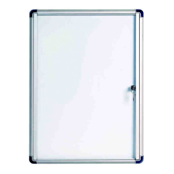 Vitrine Interior 49x66cm Enclore Budget Fundo Magnético Branco - VT610109660