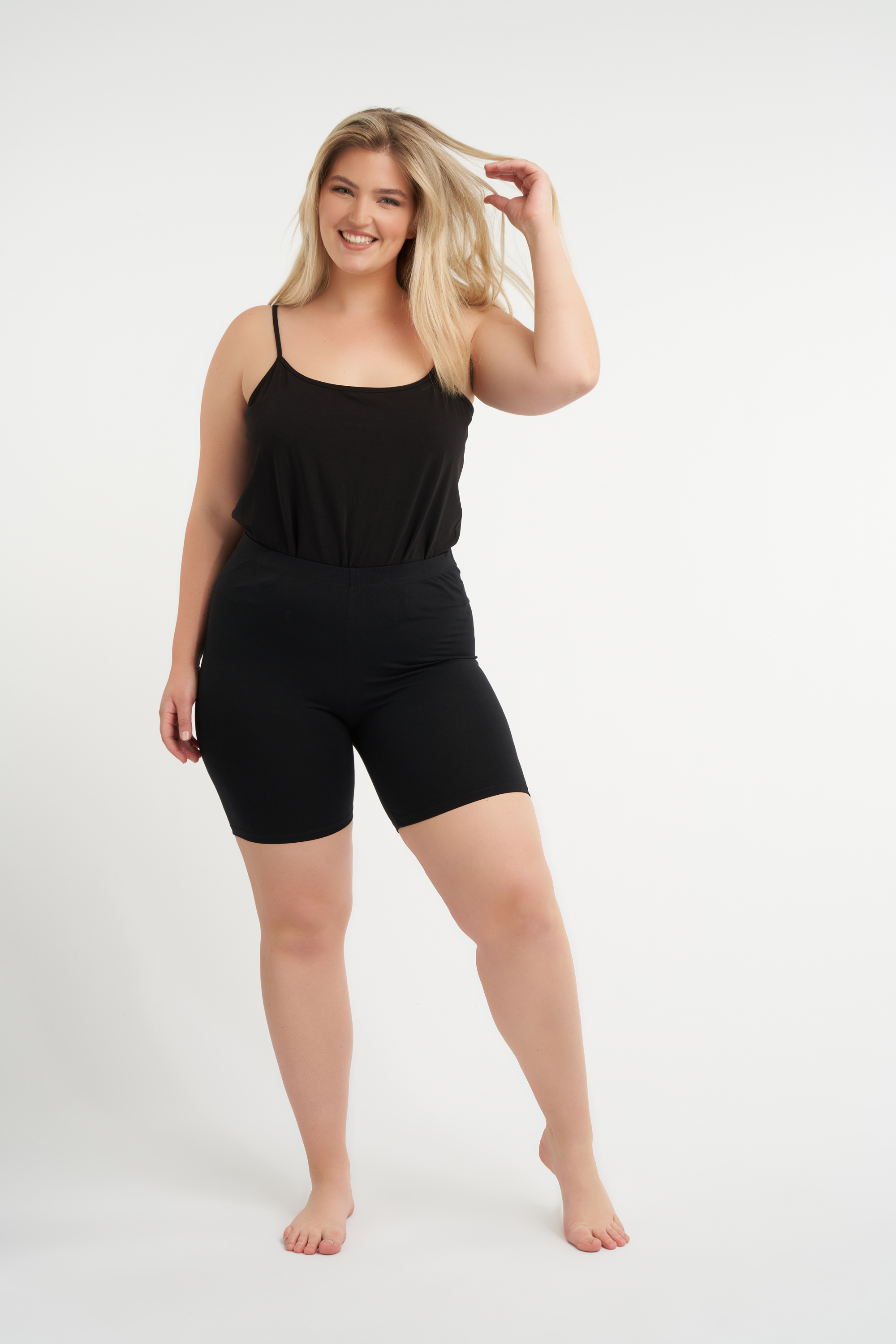 2-pack fietsshorts Zwart