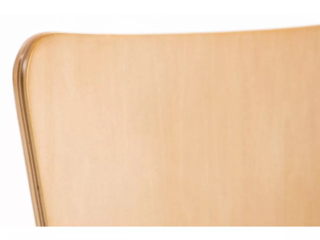 Lot de 4 Chaise de conférence - Bois & Nature - Nature - Aaron