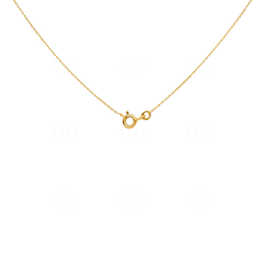 Collier 750/18 K Gelb-/Weissgold 42cm