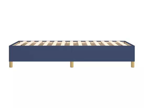 Sommier à lattes de lit Bleu 90x200 cm Tissu