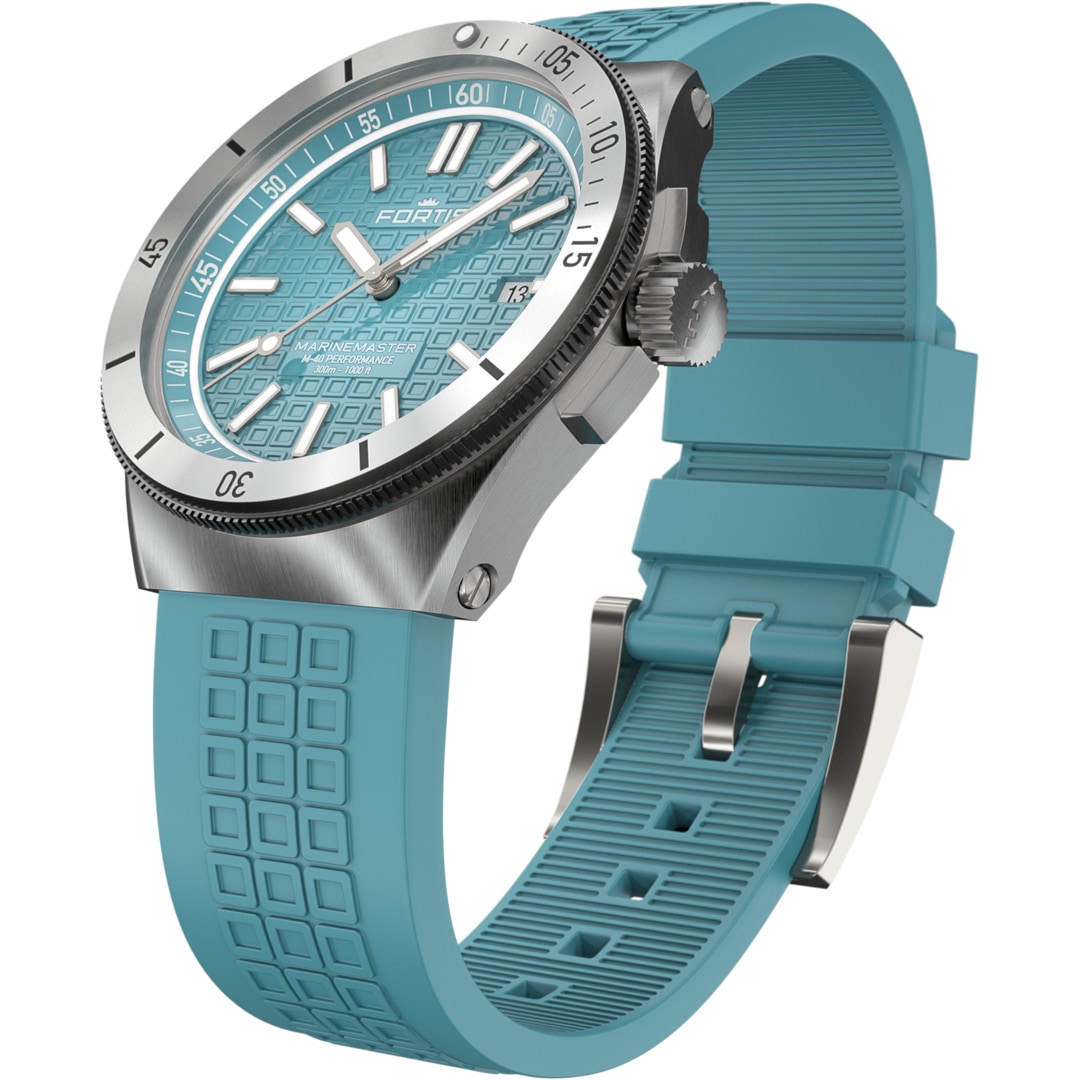 Fortis Marinemaster M-40 Serenity Blue Horizon Strap