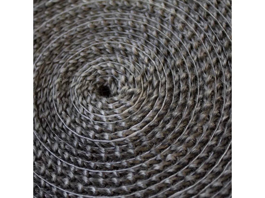 Bande d'étanchéité pour grille de fumoir avec fibre de verre autocollante résistante à la chaleur 6 m