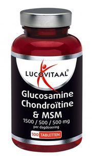 Lucovitaal Glucosamine Chondroïtine en MSM Tabletten 100TB