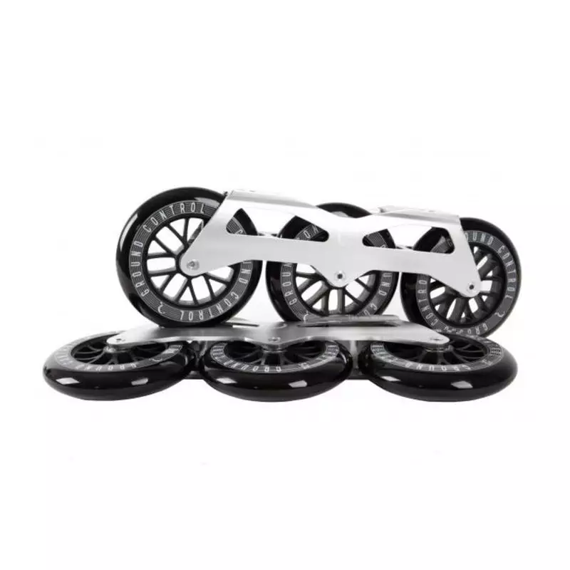 Platine roller GC TriFrame V2 125mm 85A Complete Setup Argent