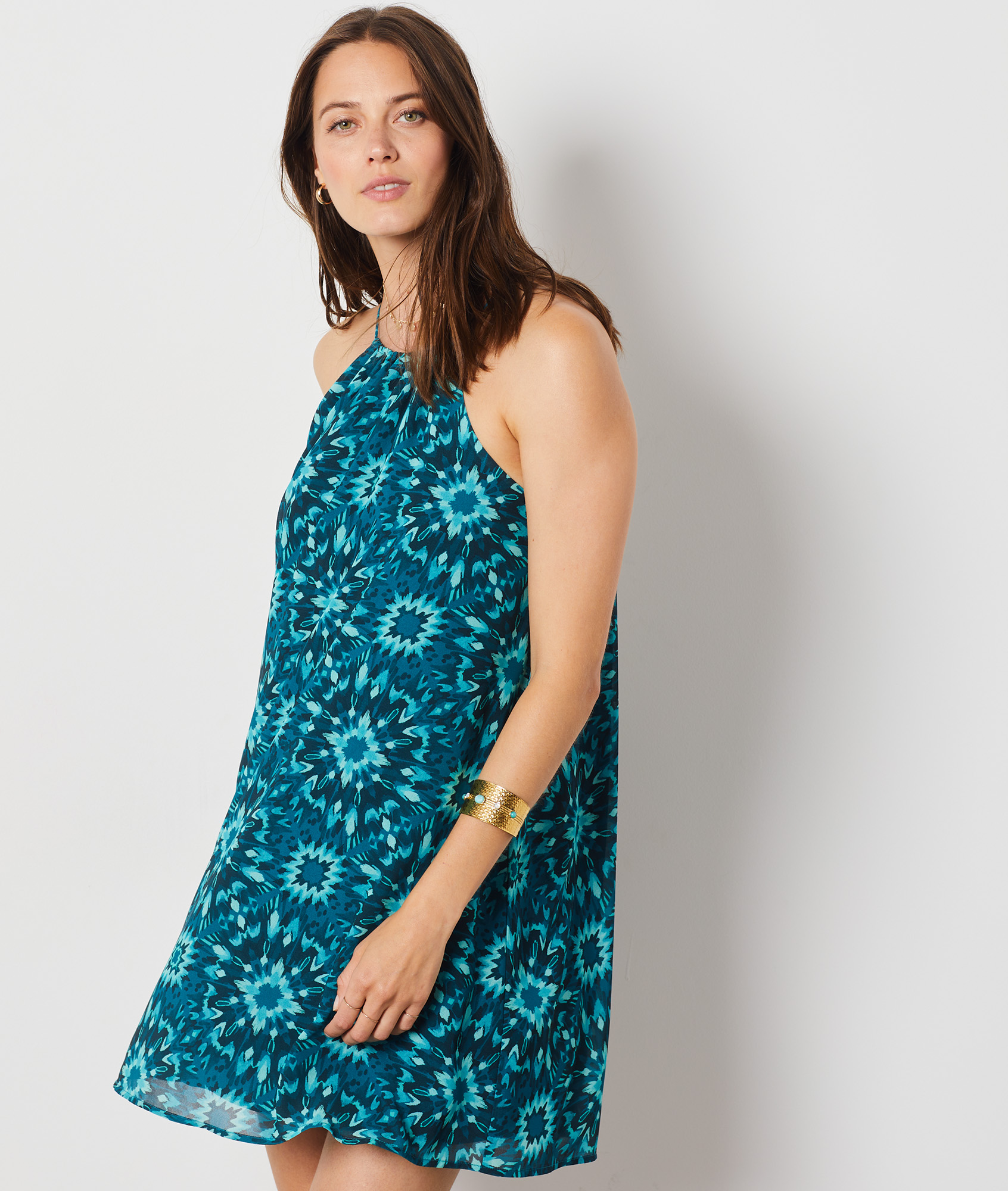 Robe fluide imprimée