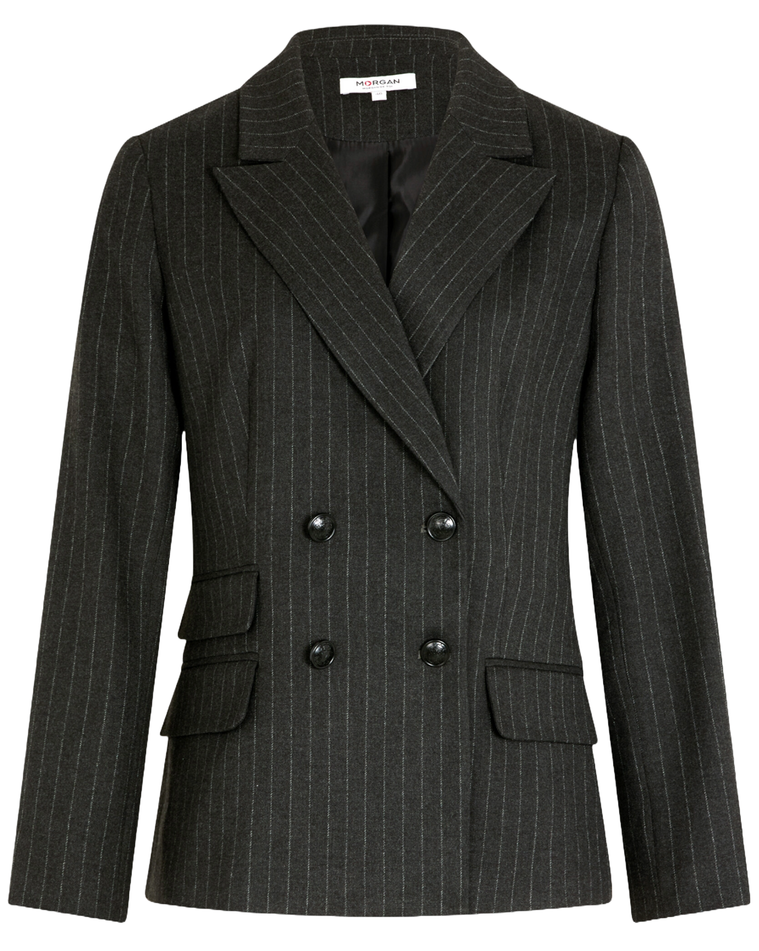VTALI.F - Veste de tailleur rayée | Gris