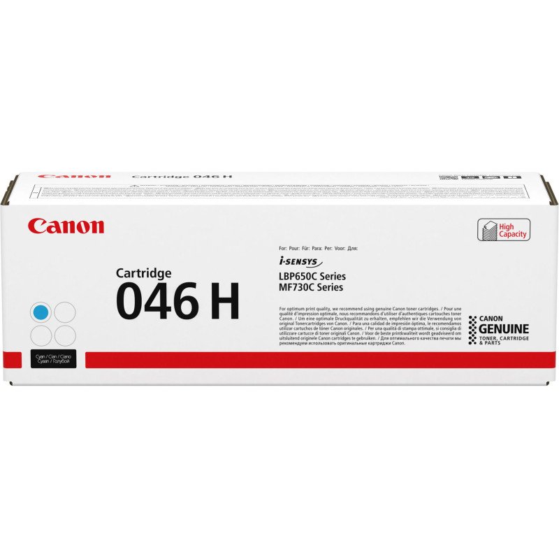 Canon 046H - Toners haute capacité couleurs séparées pour imprimante laser