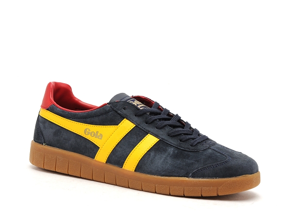 Gola basses homme hurricane suede bleu