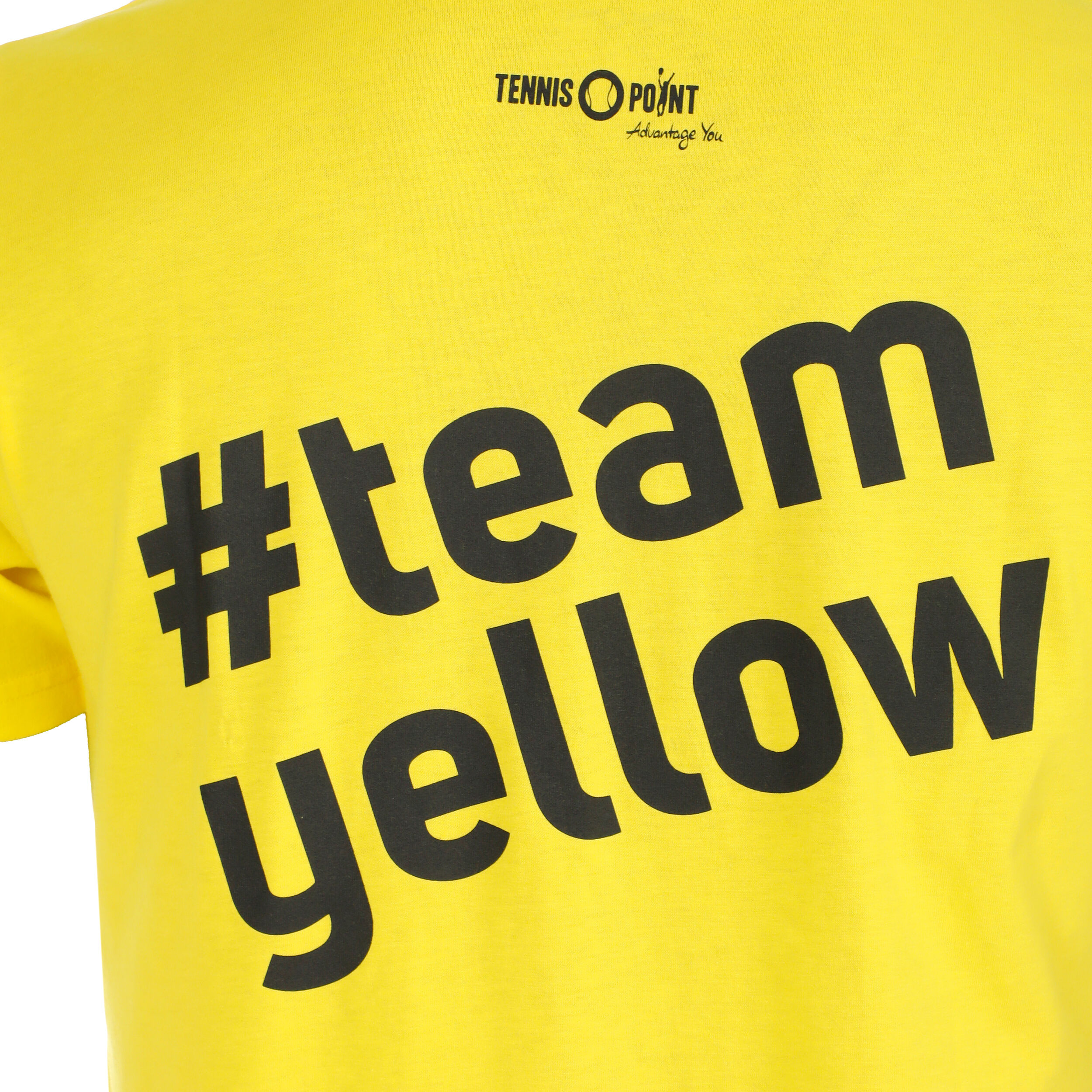 Tennis-Point Team Yellow T-shirt Hommes - Jaune