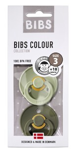 BIBS Fopspeen 18  Maanden Sage/Hunter Green 2ST