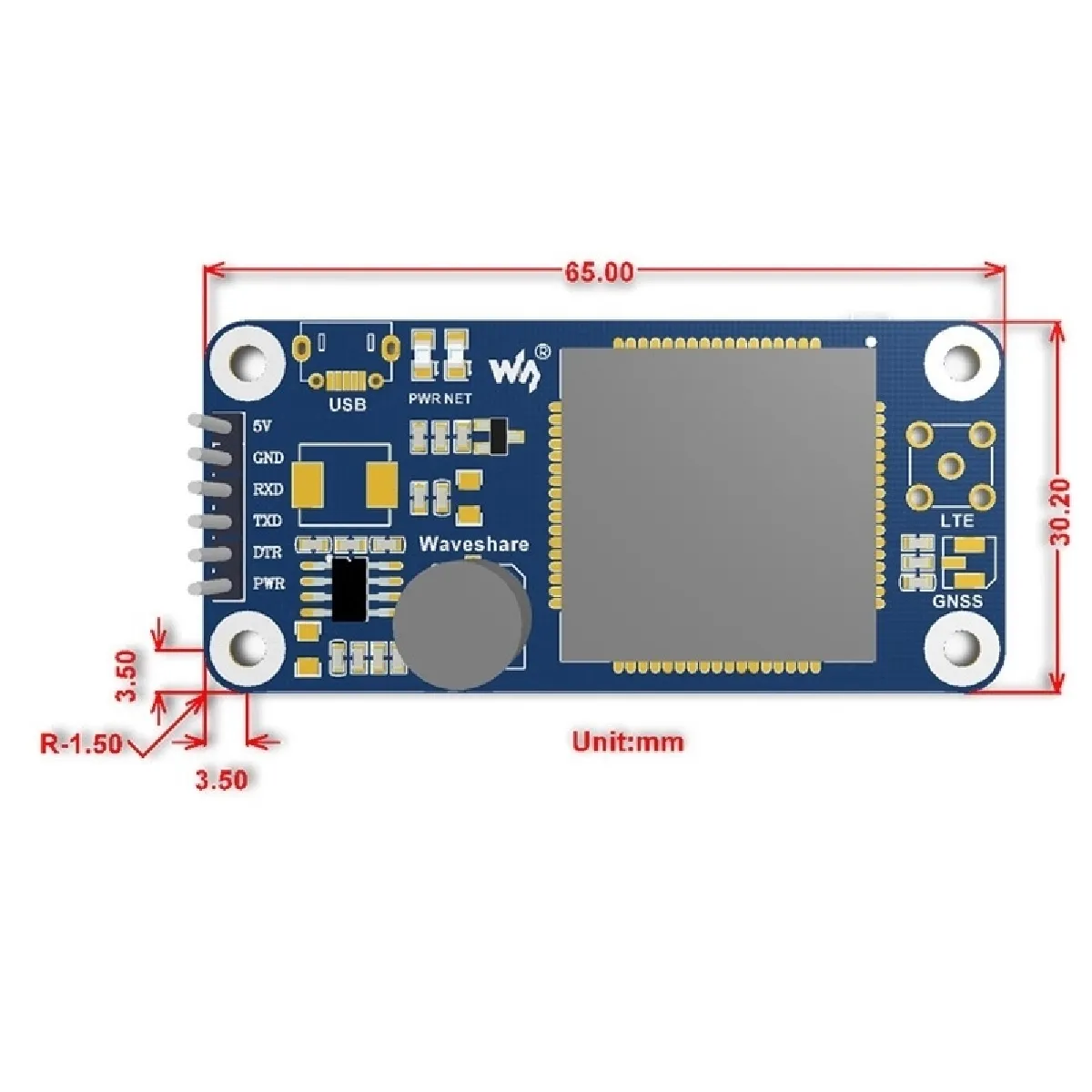 Wewoo Waveshare Module NB-IoT pour Raspberry Pi