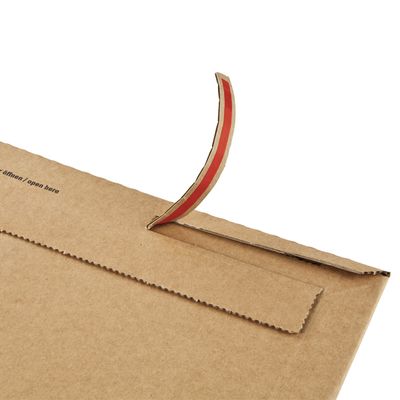 Pochette d'expédition adhésive - 15 cm x 25 cm - kraft - Logistipack