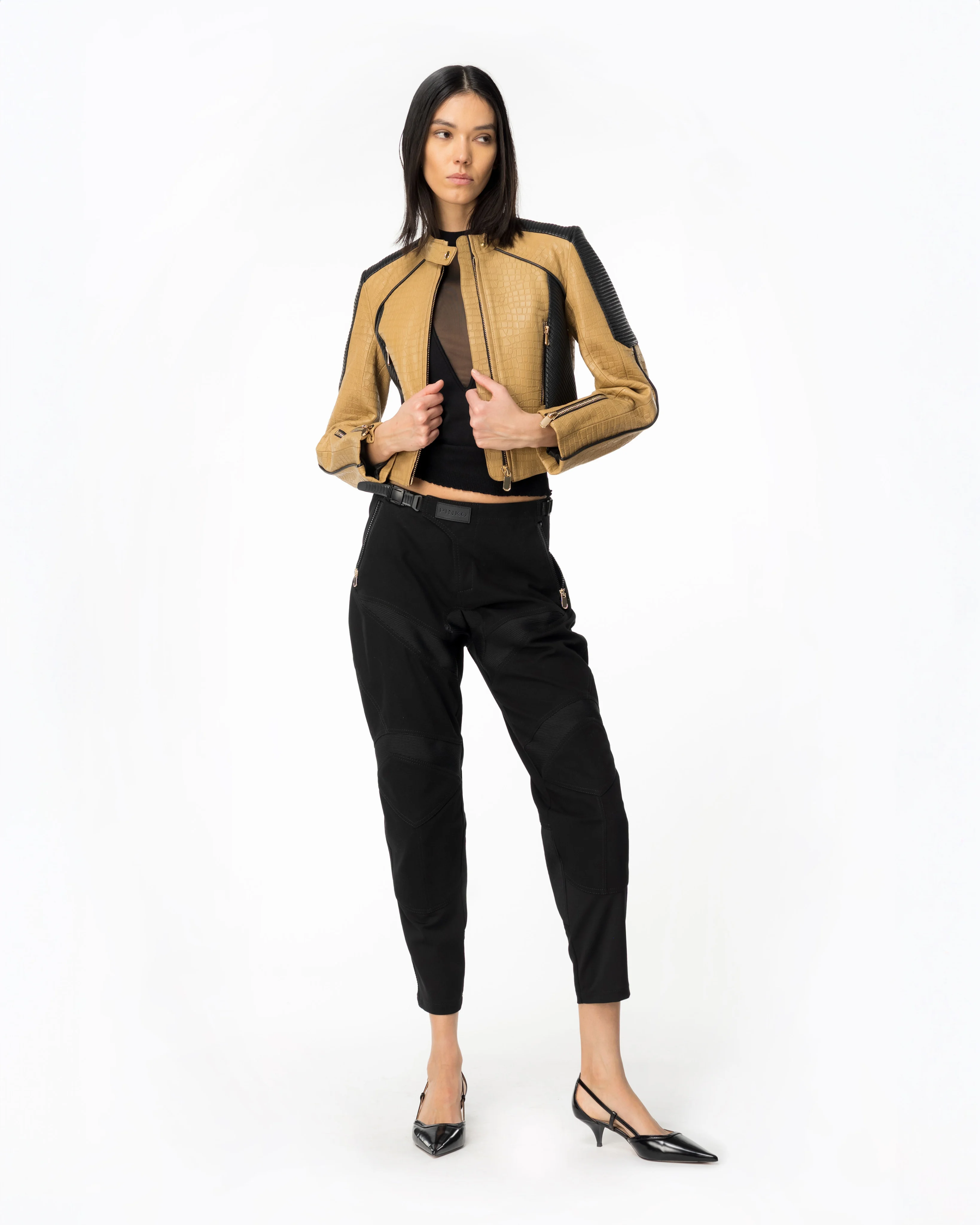 Pantalon biker | Noir