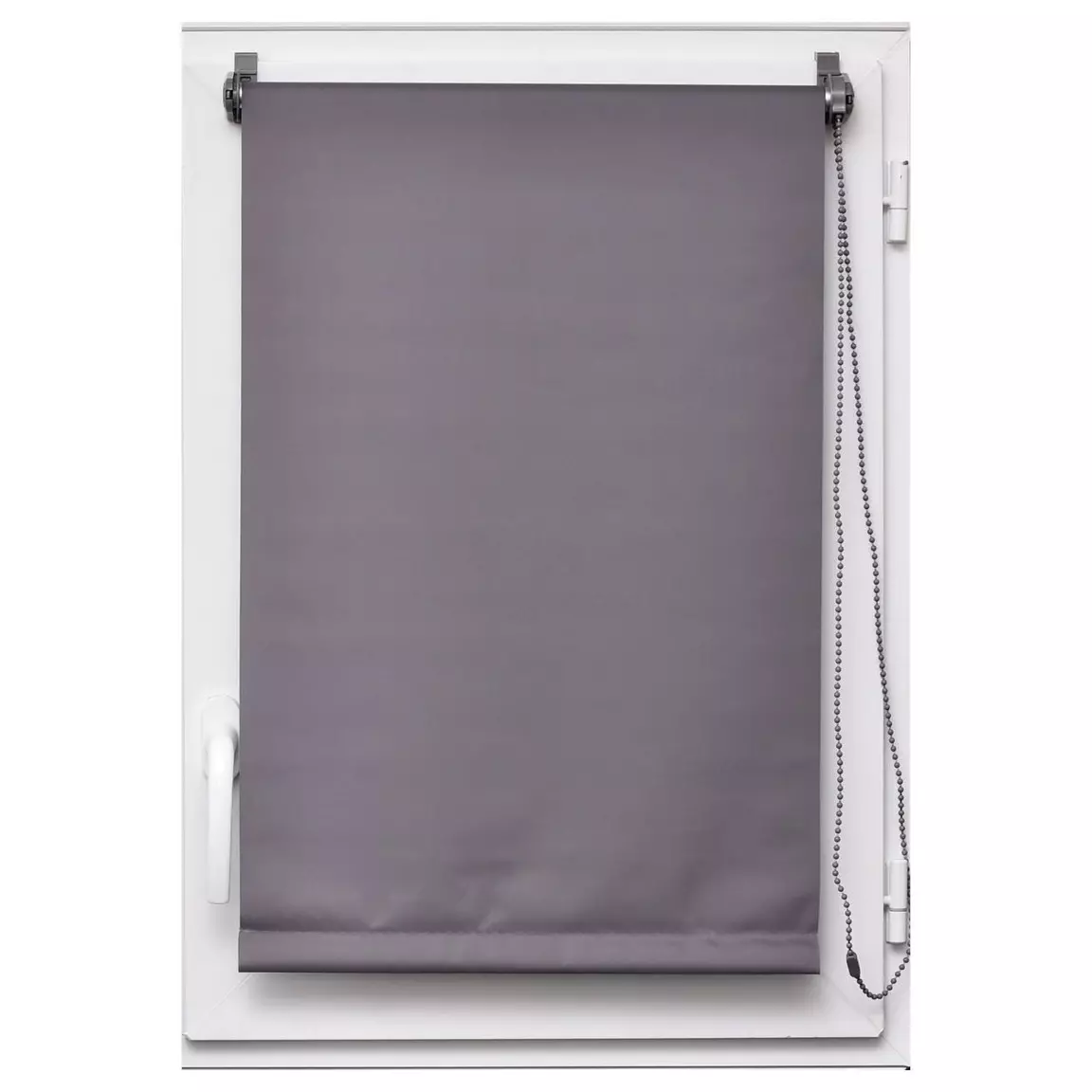 Store enrouleur occultant (75 x 180 cm) Uni Gris