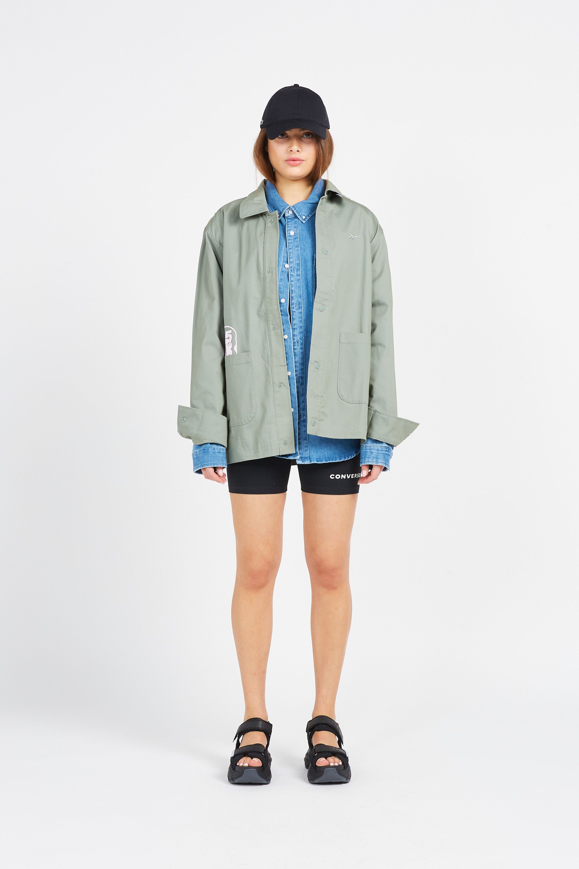 REEBOK chemise CL SKATE Vert