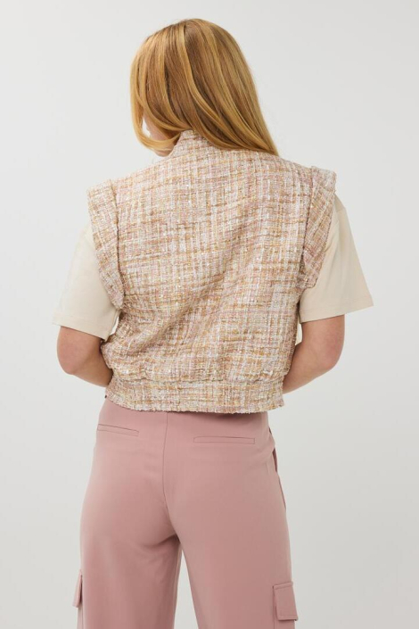 EsQualo camel dames gilet