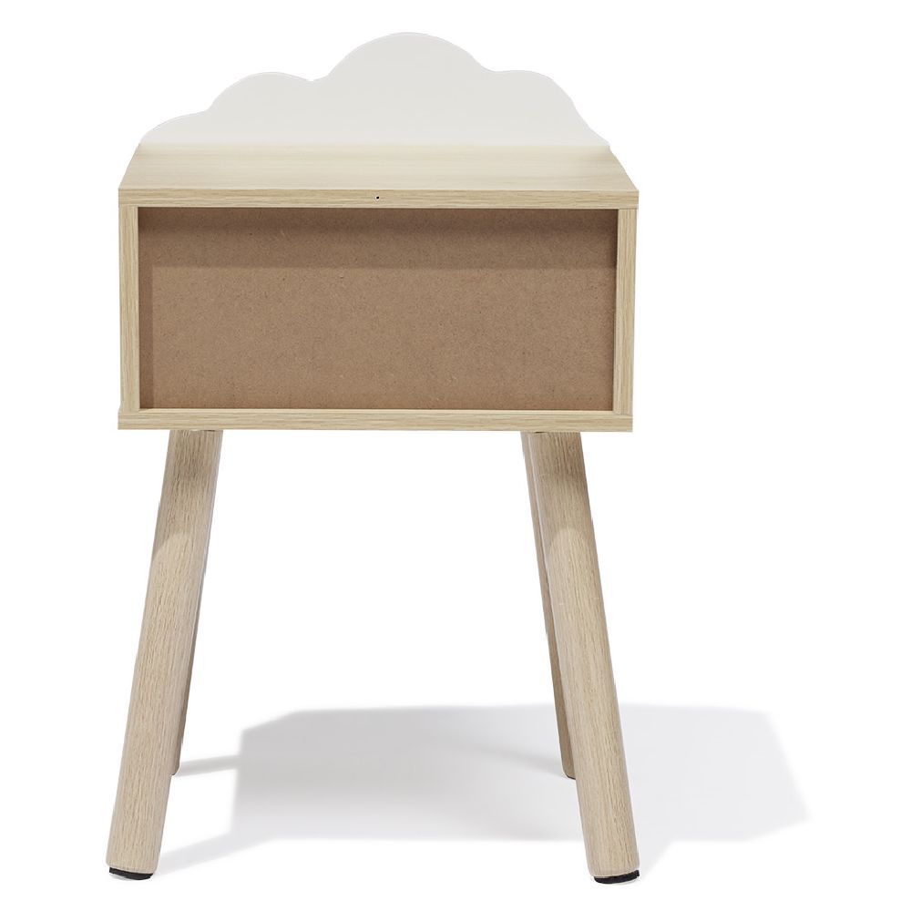 Chevet Nuage MDF et pin blanc - L34xP30xH54 cm