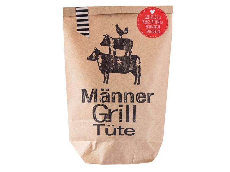 Wunderle Mitbringsel Wundertüte Männer Grilltüte Geschenktüte für den Grillabend