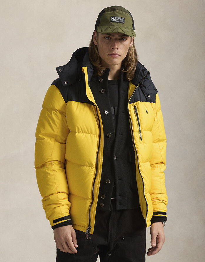 Polo Ralph Lauren RECYCLED POLYESTER-EL CAP JACKET Yellowfin/polo black