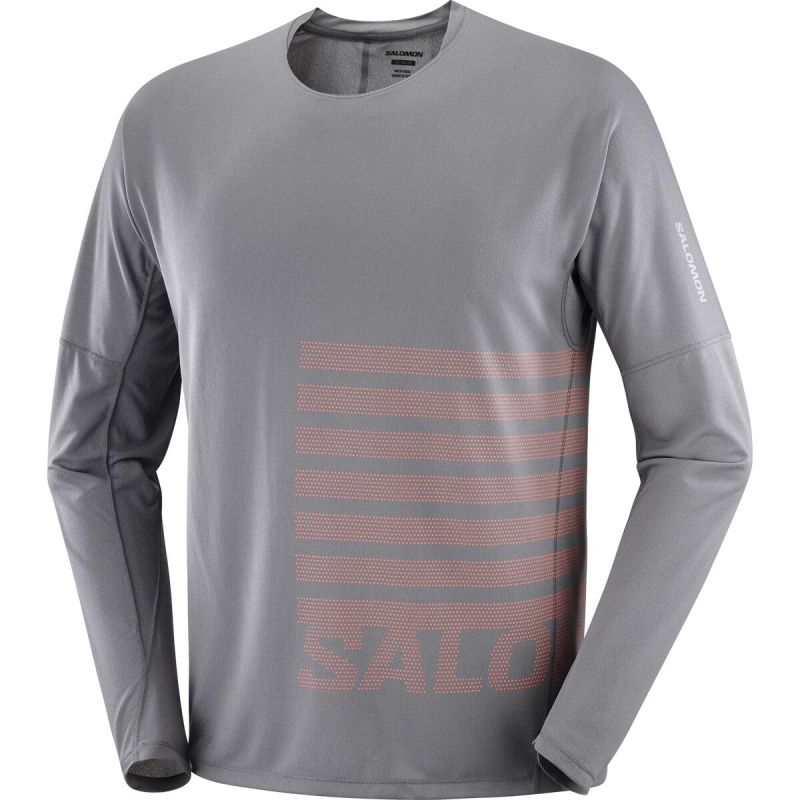sense aero ls tee gfx m castelrock neon lc2694200