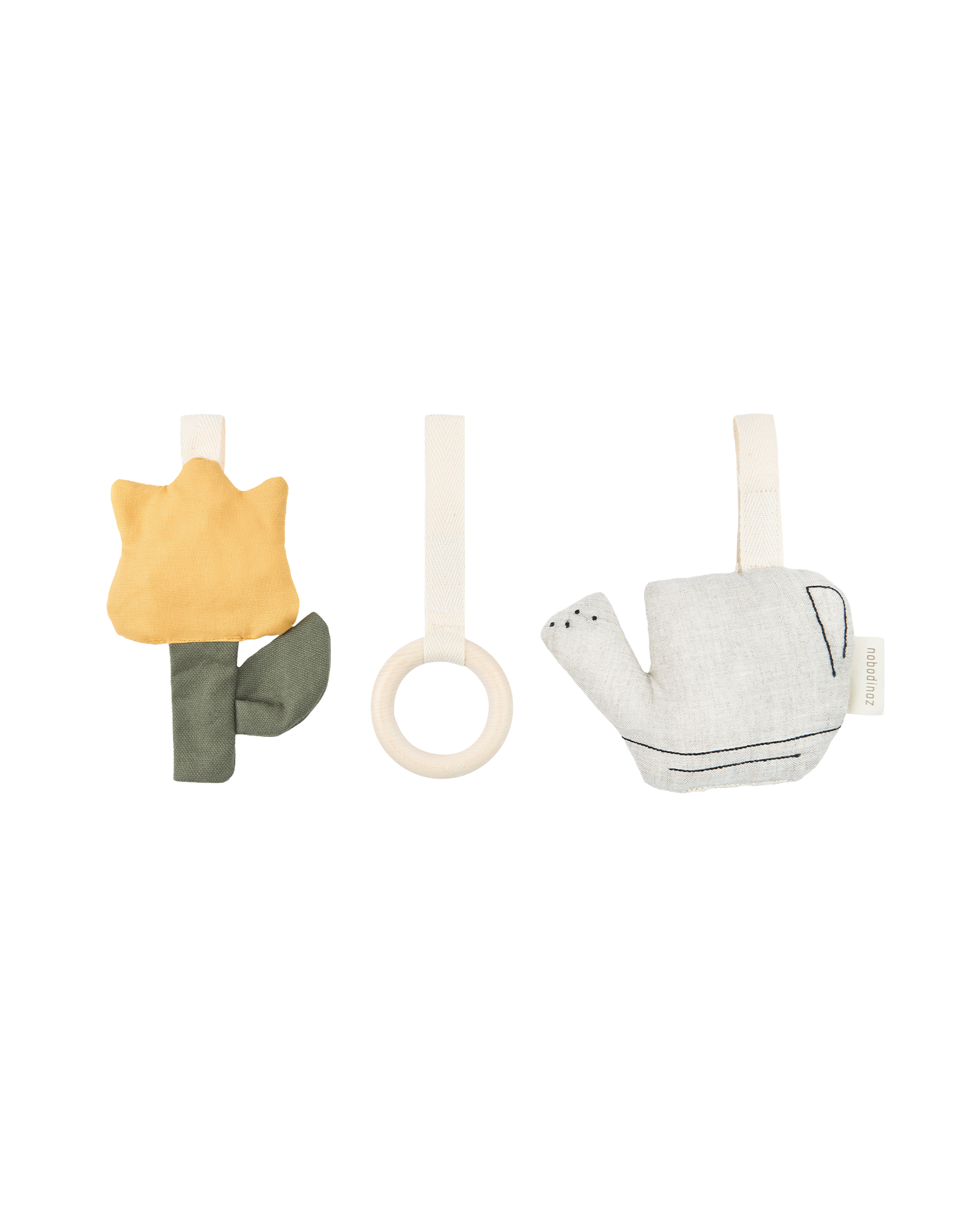 Arche d'éveil en bois et ses jouets playground | Beige