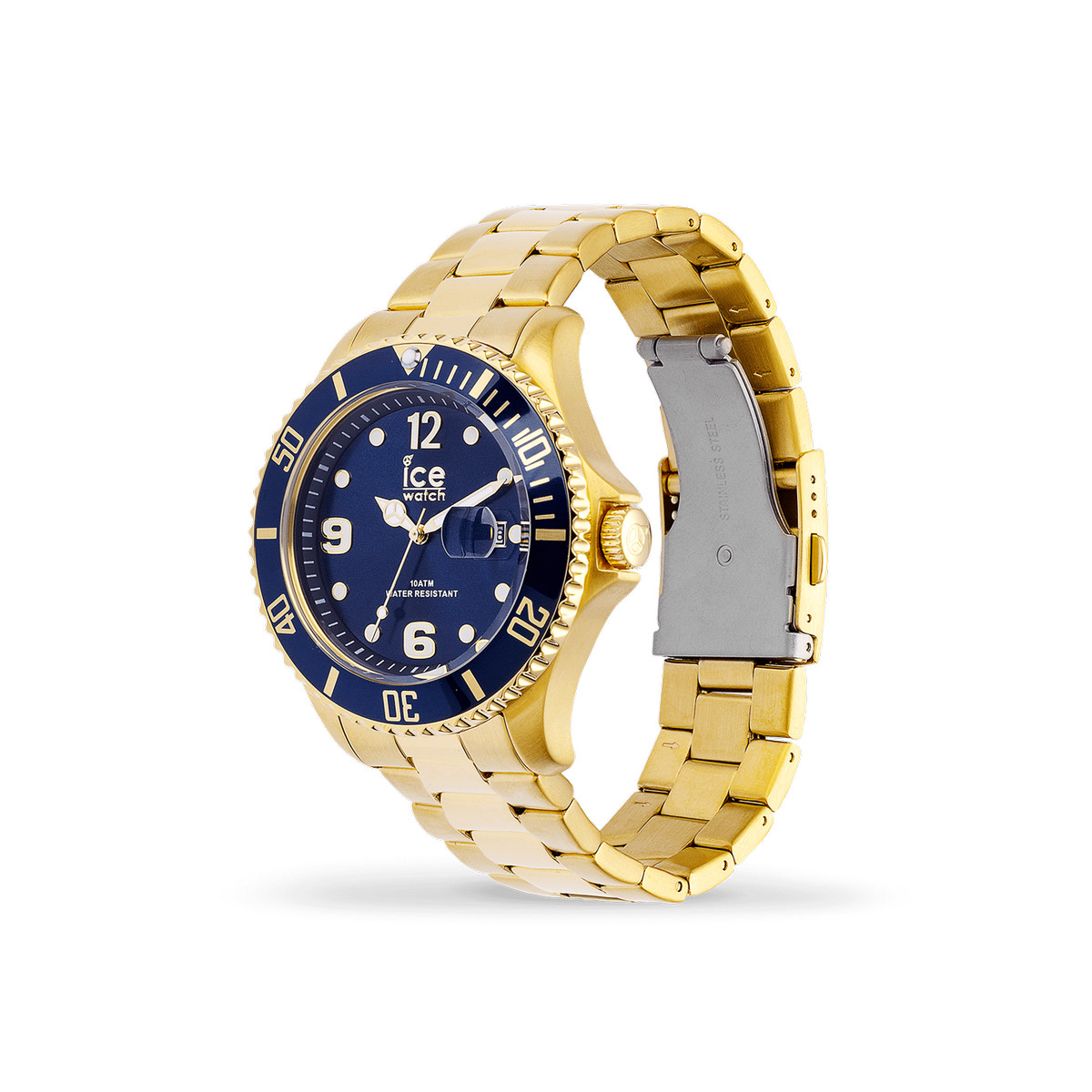 Montre Ice Watch homme acier doré