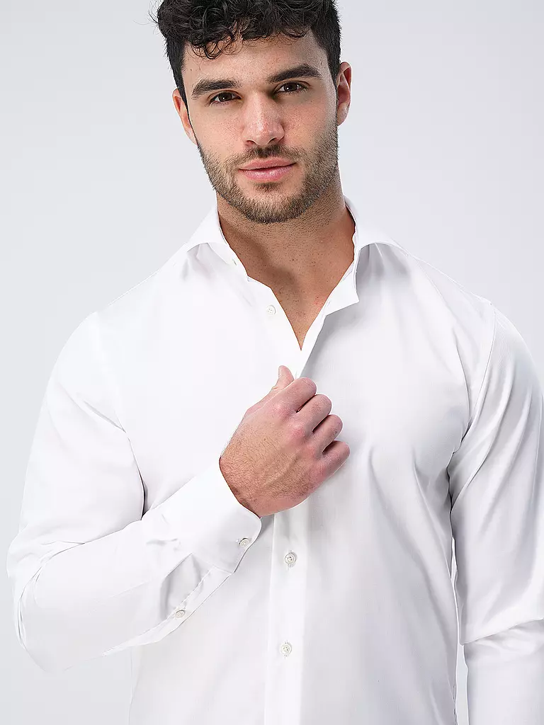 PROFUOMO Hemd Slim Fit weiss