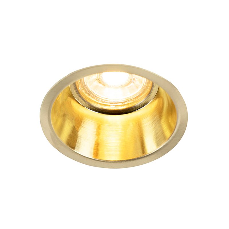 Moderne inbouwspot goud GU10 50mm - Dept