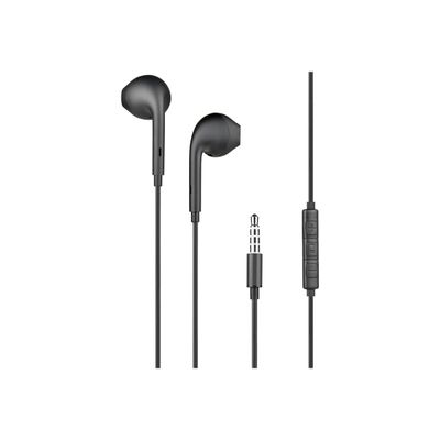 BIGBEN Connected - écouteurs Jack 3.5mm - avec Télécommande et Micro - Bouton Noir