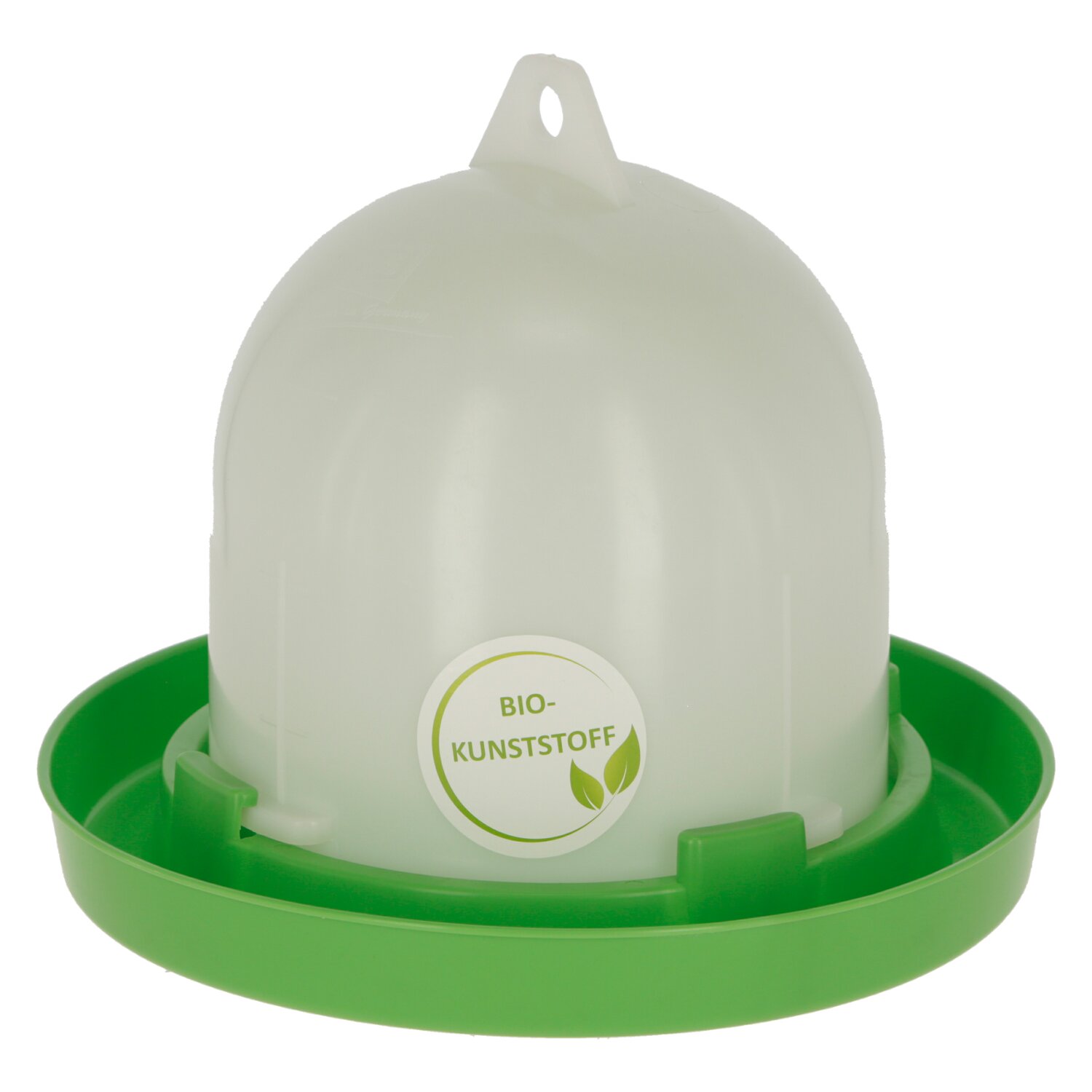 KERBL Bio-Kunststofftränke  - weiß/grün - 3.5 Liter