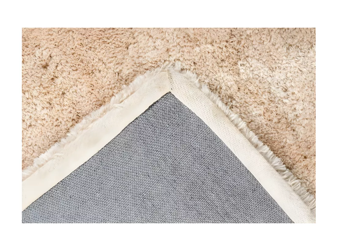 Tapis 150x80cm, design C005D coloris sable - Confort et élégance pour votre intérieur