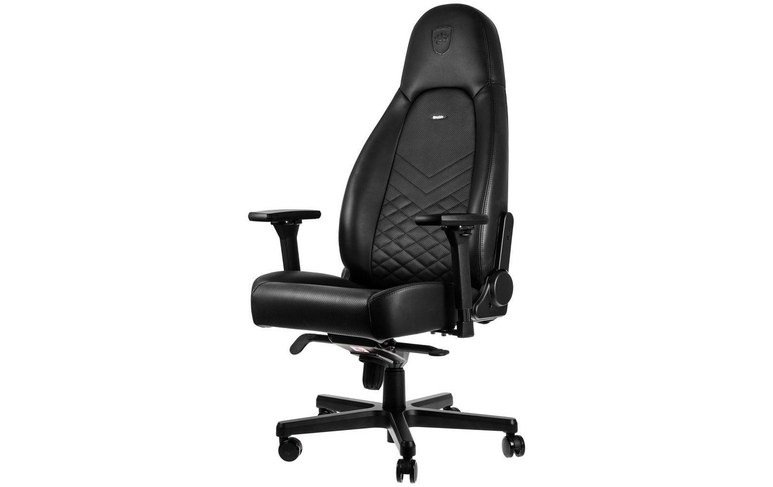 Gaming-Stuhl ICON Schwarz<br>Kunstleder-Computersessel