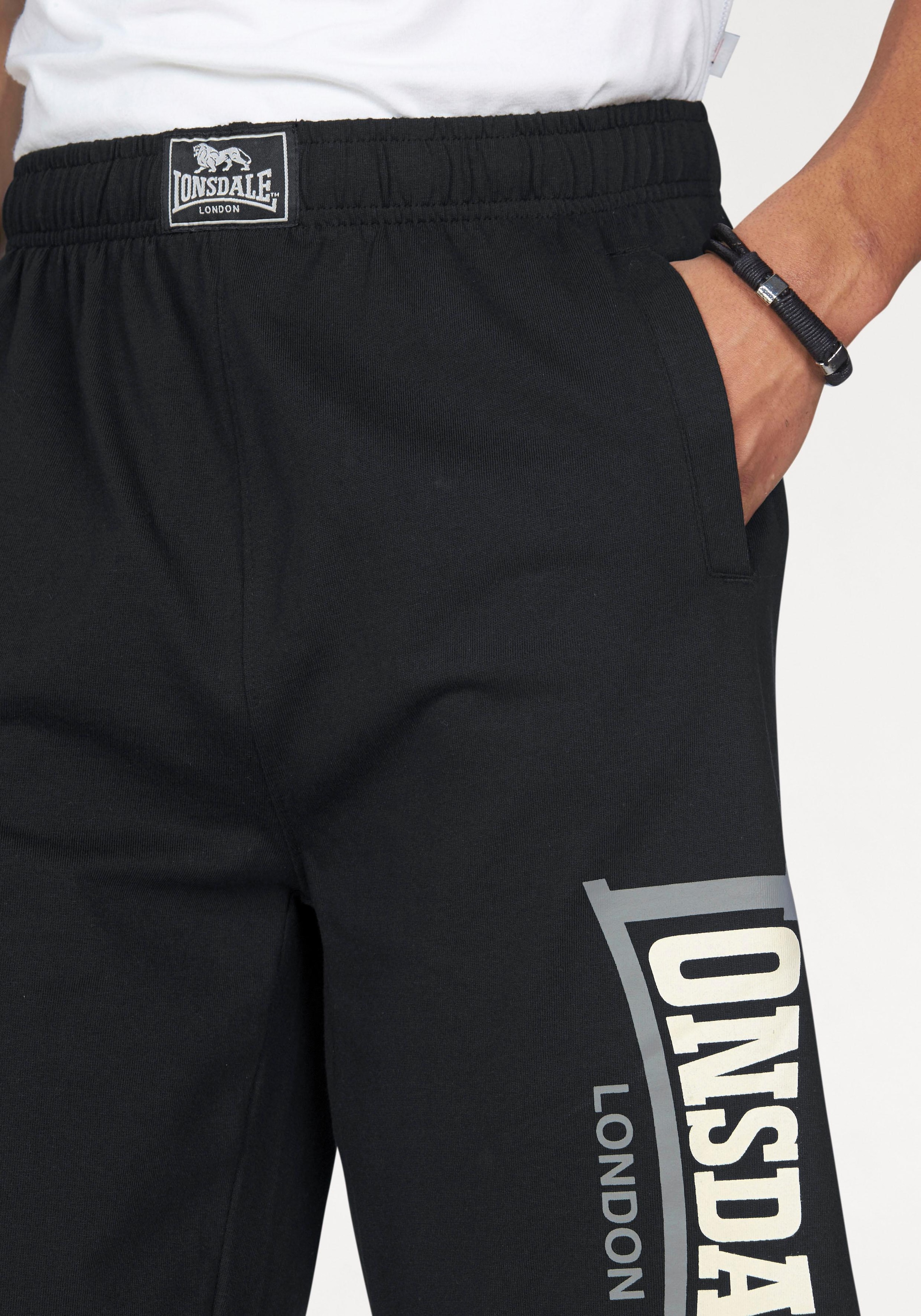 Lonsdale Sweatshorts »LOGO JAM«  mit Gummizugbund und Seitentaschen
