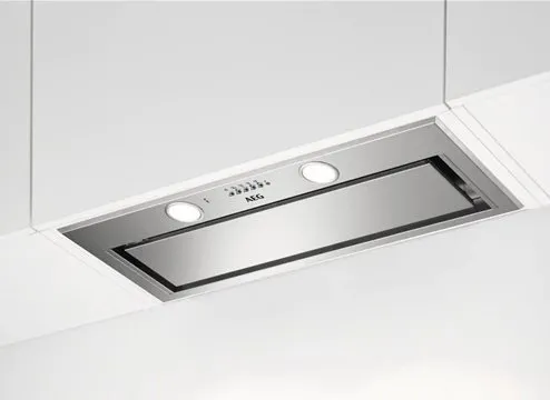 AEG DGE5661HM - Hætte - tag - Niche - bredde: 49.3 cm - dybde: 27.3 cm - udtrækning og recirkulation (-) - rustfrit stål