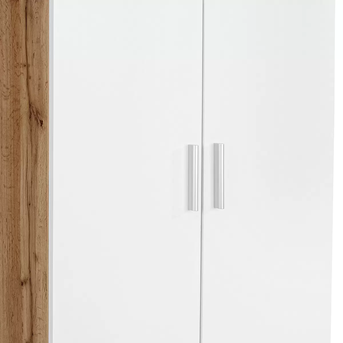 Kleiderschrank Twin Eiche,weiss