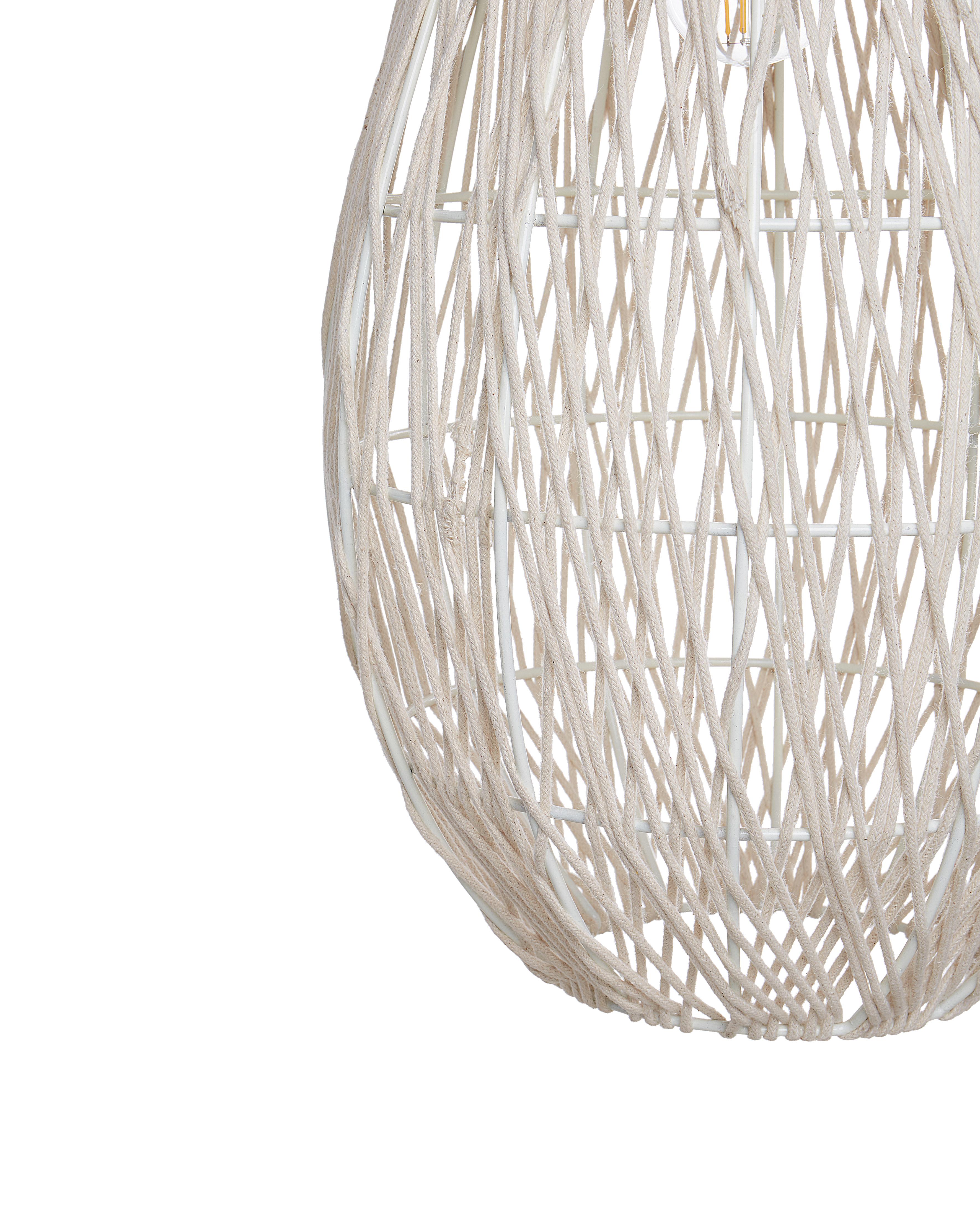 Hanglamp ANNOTTO Katoen Beige