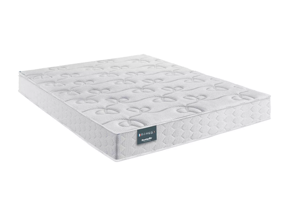Matelas Dunlopillo 100% latex 7 zones 18cm LAVANDE 140x200