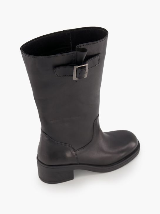 5th Avenue Cowboy- & Bikerboot Schwarz