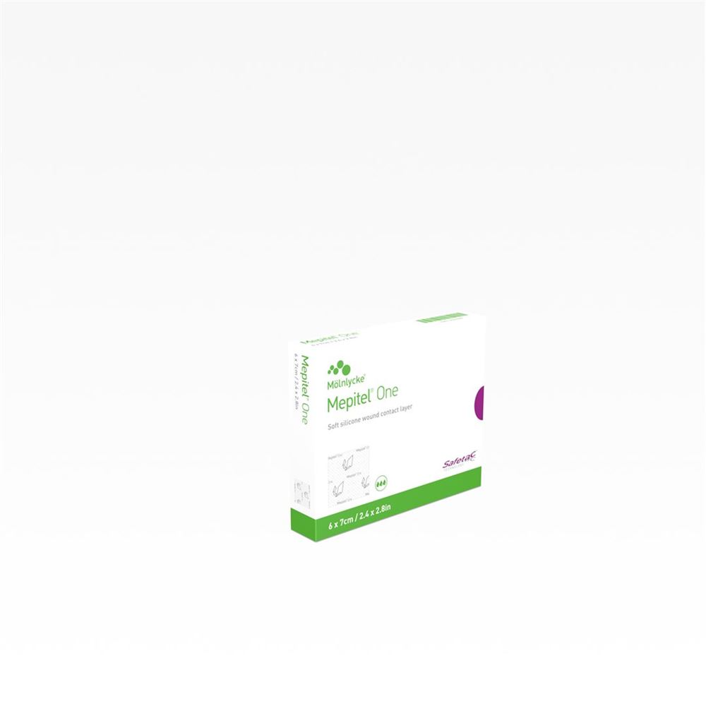 MEPITEL One Wundverband 6x7cm (skin tears) 5 Stk