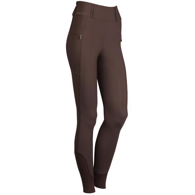 Paardrijlegging Harry's Horse Sporty Robin Full Grip Donkerbruin
