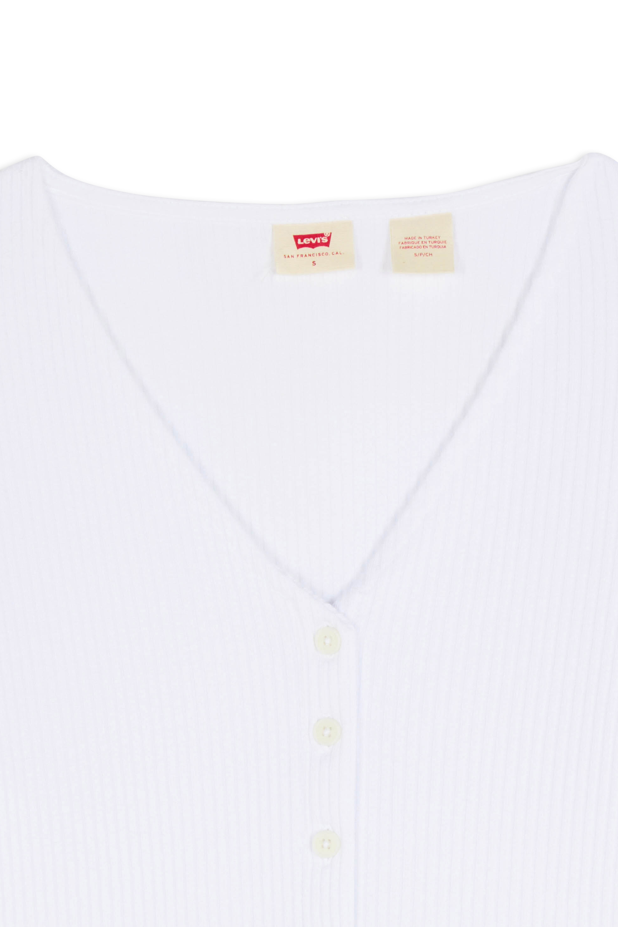 LEVI'S Top MONICA LS Blanc