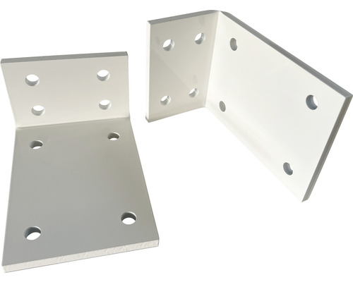 SOLUNA plafondbeugel voor Exclusiv wit cassettescherm (set van 2)