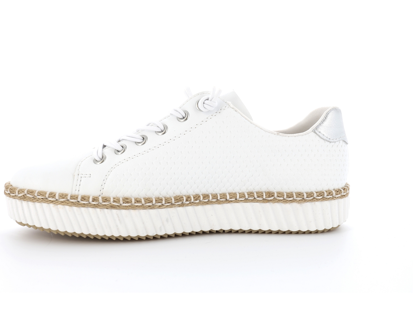 Rieker-M2940 Synthétique Blanc