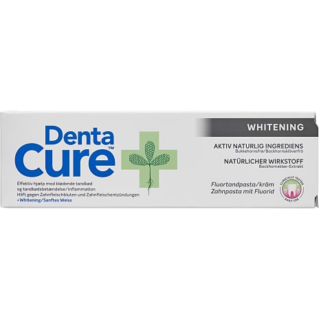 Tandpasta m. whitening effekt