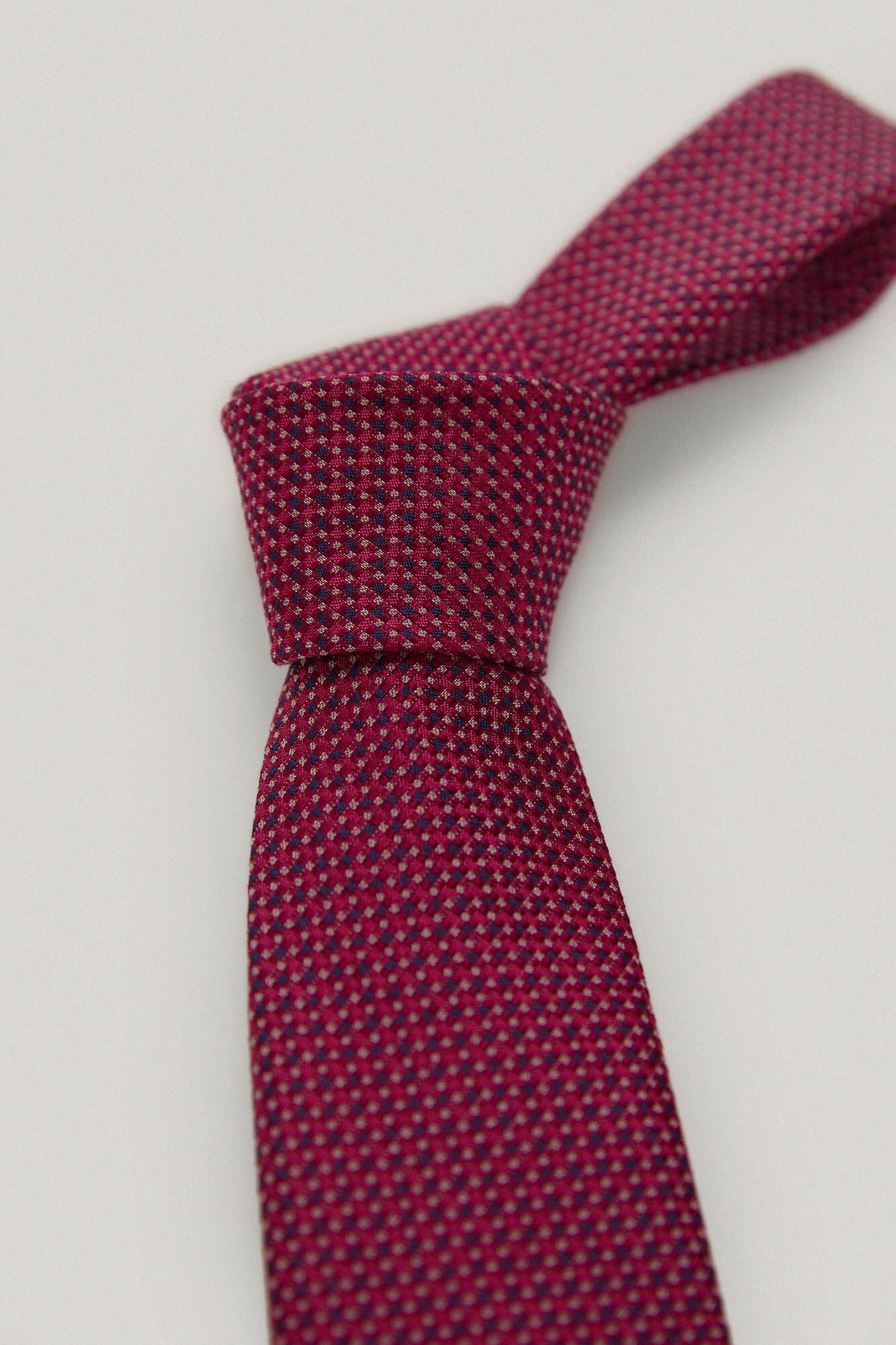 Gravata de seda macia - Rosa