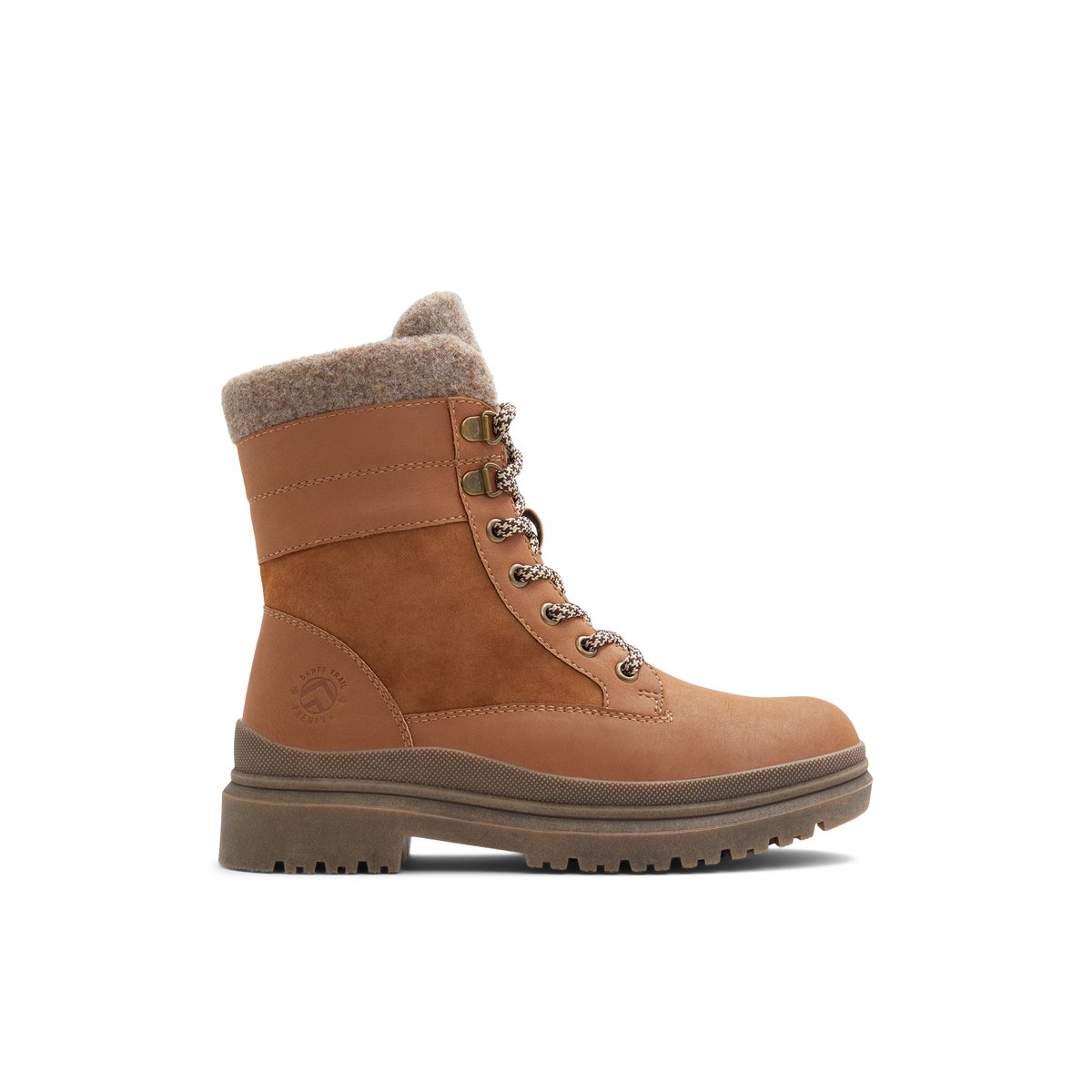 BANFF TRAIL PREMIUM-Aloderedar-Bottes de randonnée d'hiver - Talon plat - Cognac