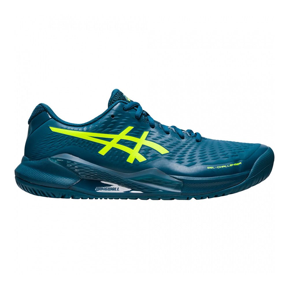 Asics GEL-CHALLENGER 14 - Chaussures de tennis Homme restful teal/safety yellow