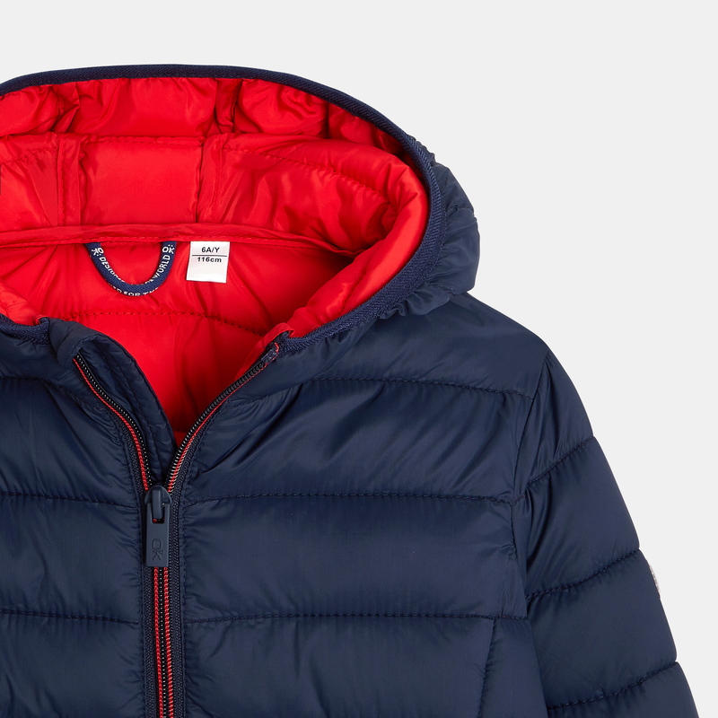 Doudoune chaude et légère bleue garçon