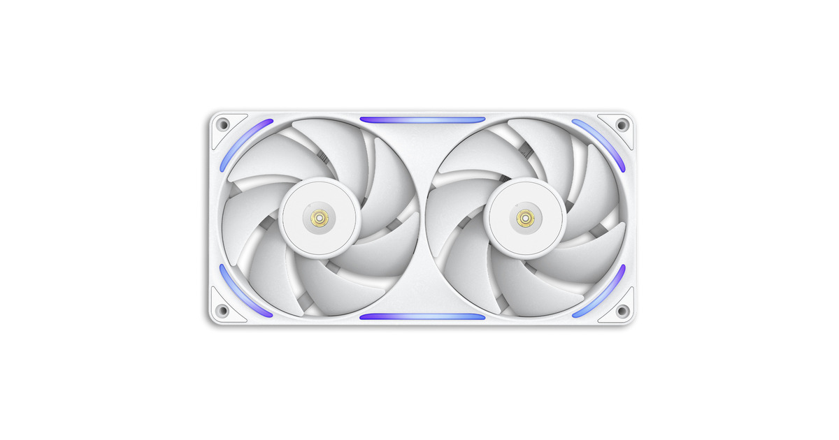 NZXTPerformance Fan F280X RGB case fans  (Wit, 2 stuks, 280 x 140 x 30 mm, PWM)